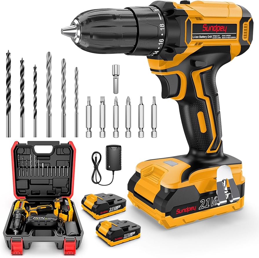 SET DE TALADRO 2 BATERÍAS 21V